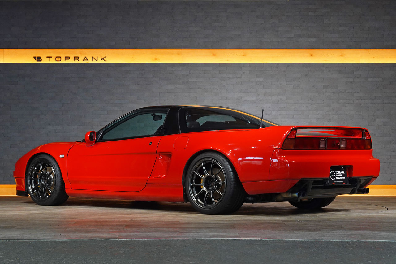 1991 Honda NSX NA1 NSX, Weds Sports TC105X Alloy Wheels, ARC Titanium Muffler, KSP Height Adjustable Coilovers