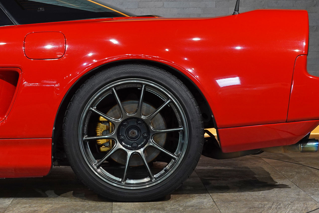 1991 Honda NSX NA1 NSX, Weds Sports TC105X Alloy Wheels, ARC Titanium Muffler, KSP Height Adjustable Coilovers