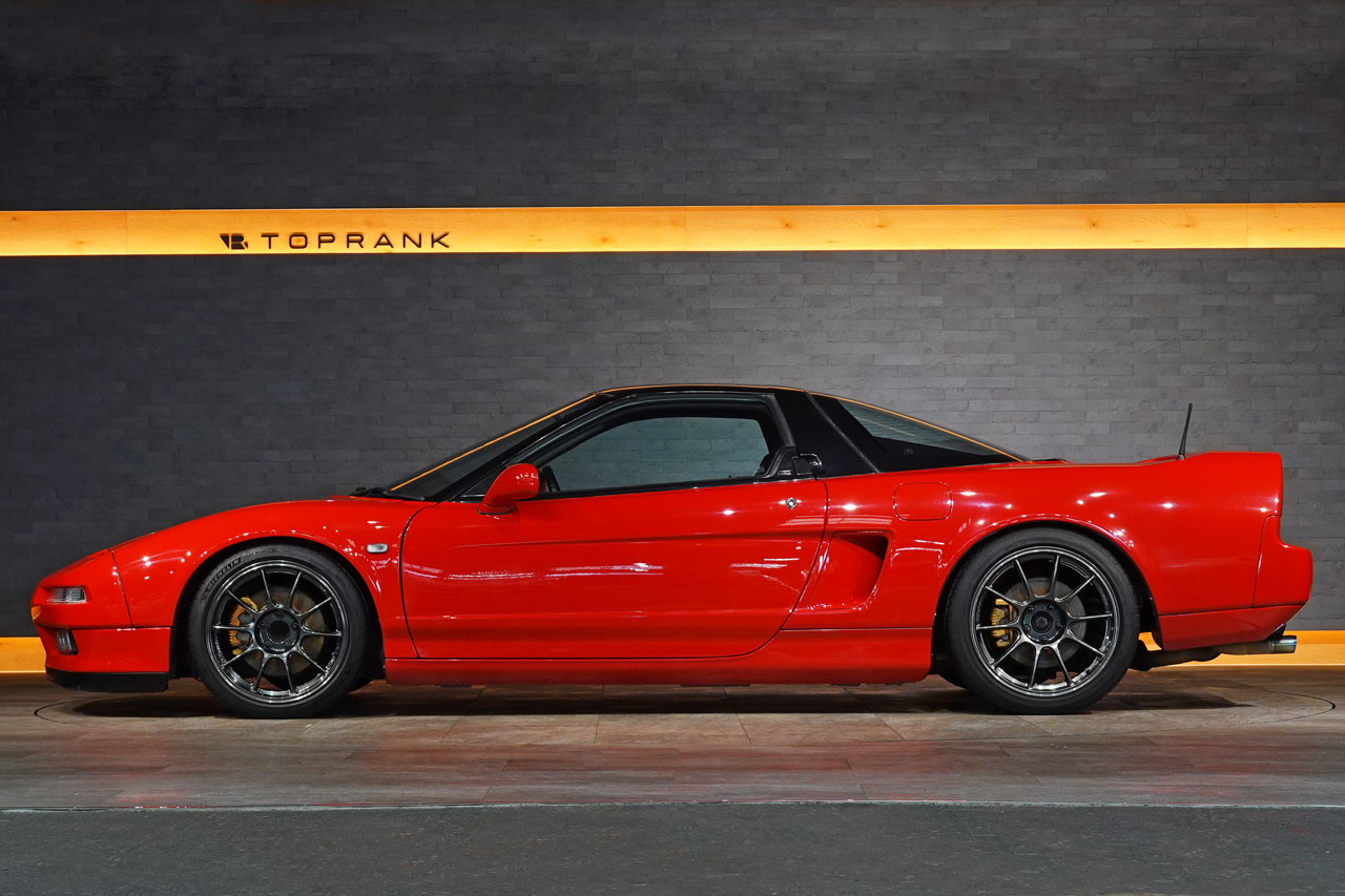 1991 Honda NSX NA1 NSX, Weds Sports TC105X Alloy Wheels, ARC Titanium Muffler, KSP Height Adjustable Coilovers