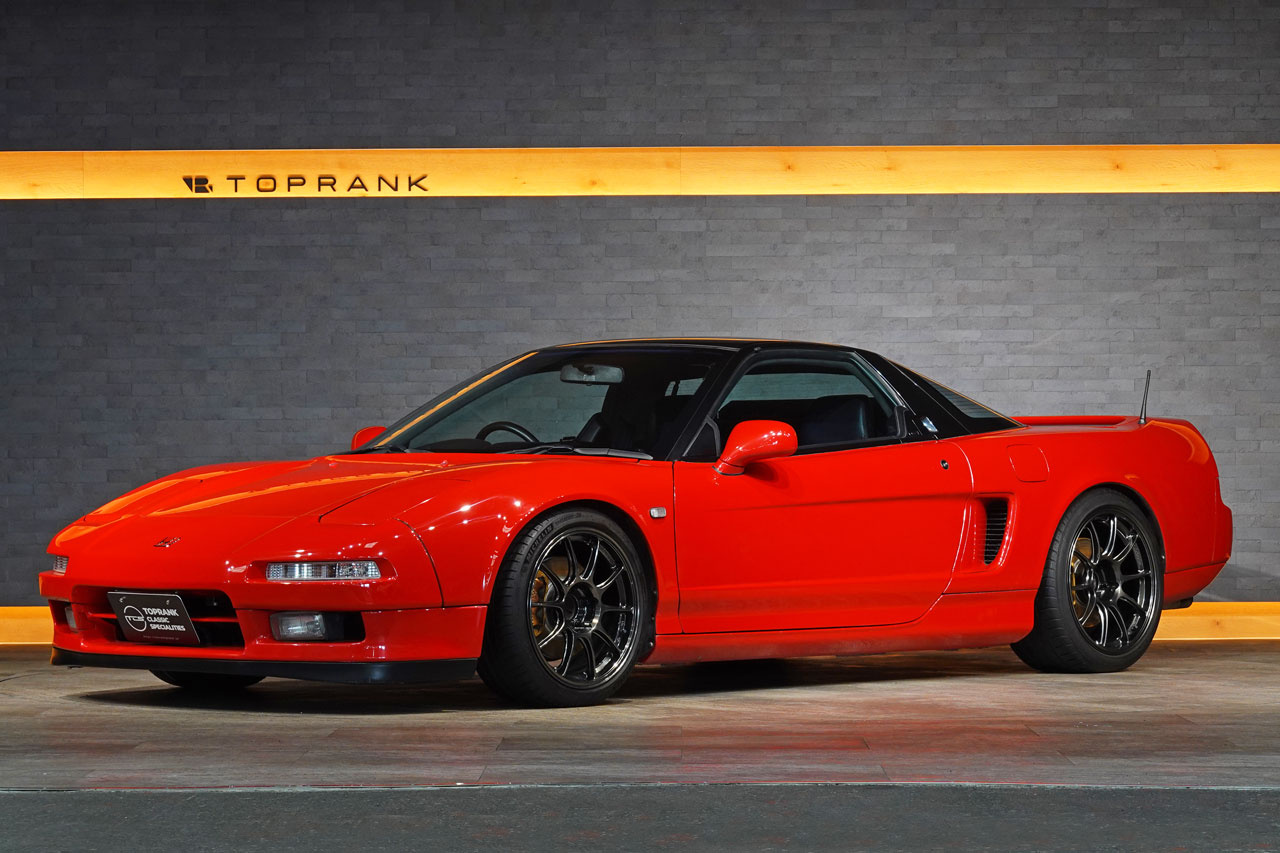 1991 Honda NSX NA1 NSX, Weds Sports TC105X Alloy Wheels, ARC Titanium Muffler, KSP Height Adjustable Coilovers