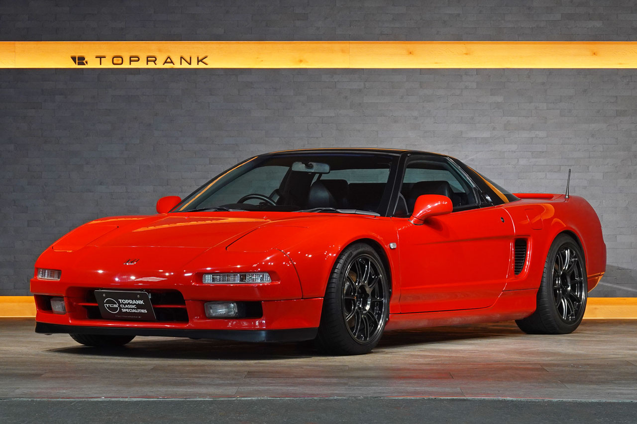 1991 Honda NSX NA1 NSX, Weds Sports TC105X Alloy Wheels, ARC Titanium Muffler, KSP Height Adjustable Coilovers