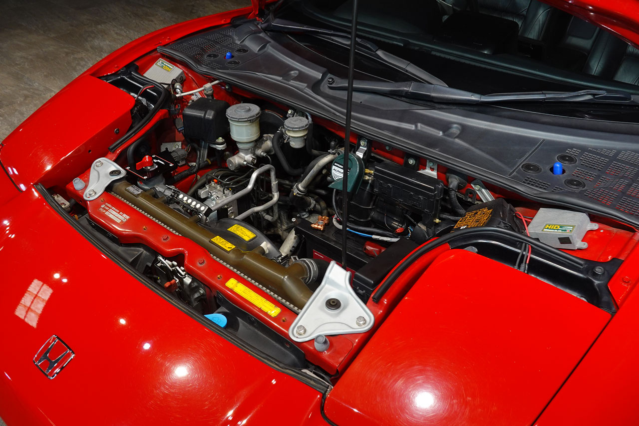 1991 Honda NSX NA1 NSX, Weds Sports TC105X Alloy Wheels, ARC Titanium Muffler, KSP Height Adjustable Coilovers