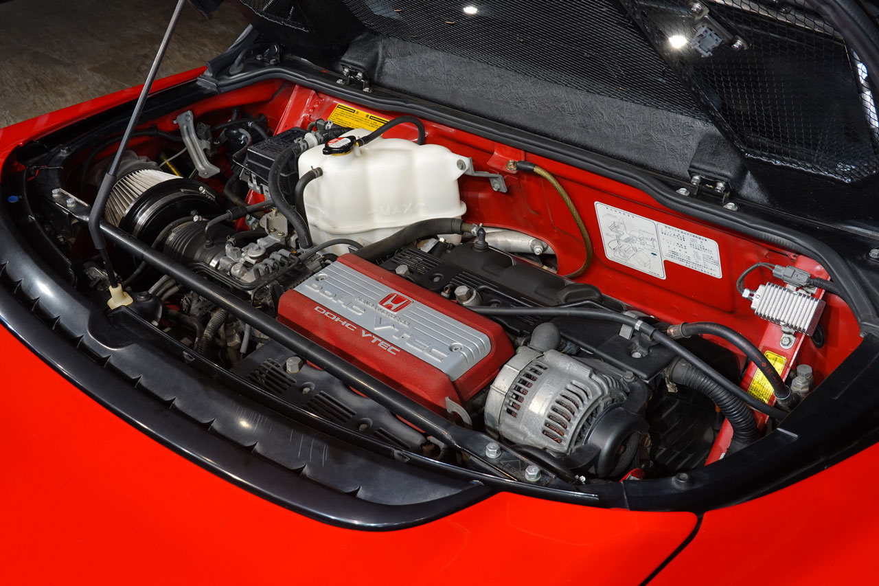 1991 Honda NSX NA1 NSX, Weds Sports TC105X Alloy Wheels, ARC Titanium Muffler, KSP Height Adjustable Coilovers