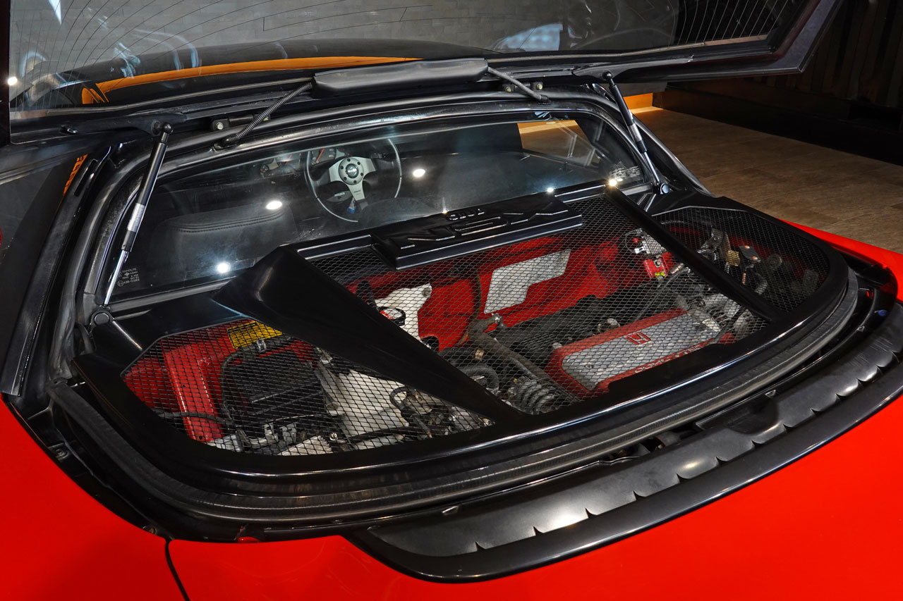 1991 Honda NSX NA1 NSX, Weds Sports TC105X Alloy Wheels, ARC Titanium Muffler, KSP Height Adjustable Coilovers