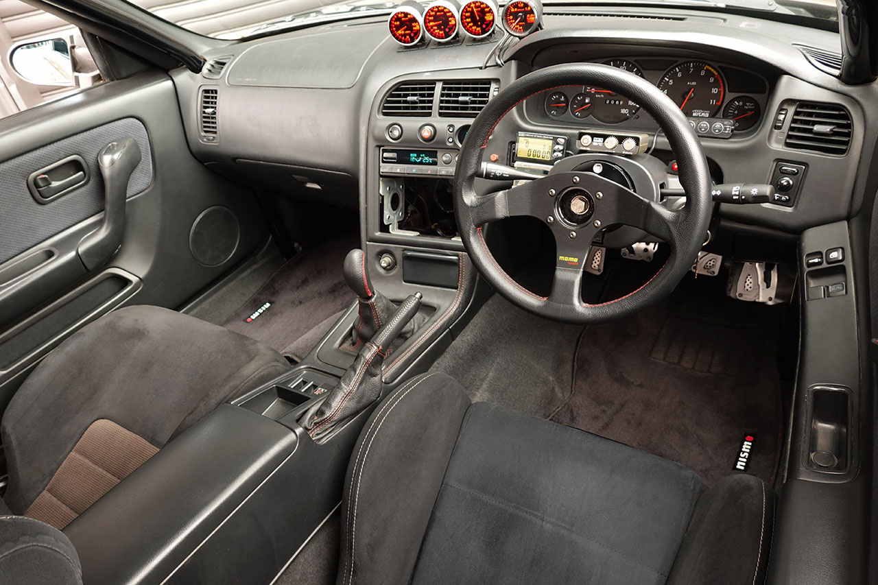 1995 Nissan SKYLINE GT-R BCNR33 R33 Skyline GT-R V Spec, Topsecret Style Aero, Rays TE37SL 18 Inch Forged Alloy Wheels