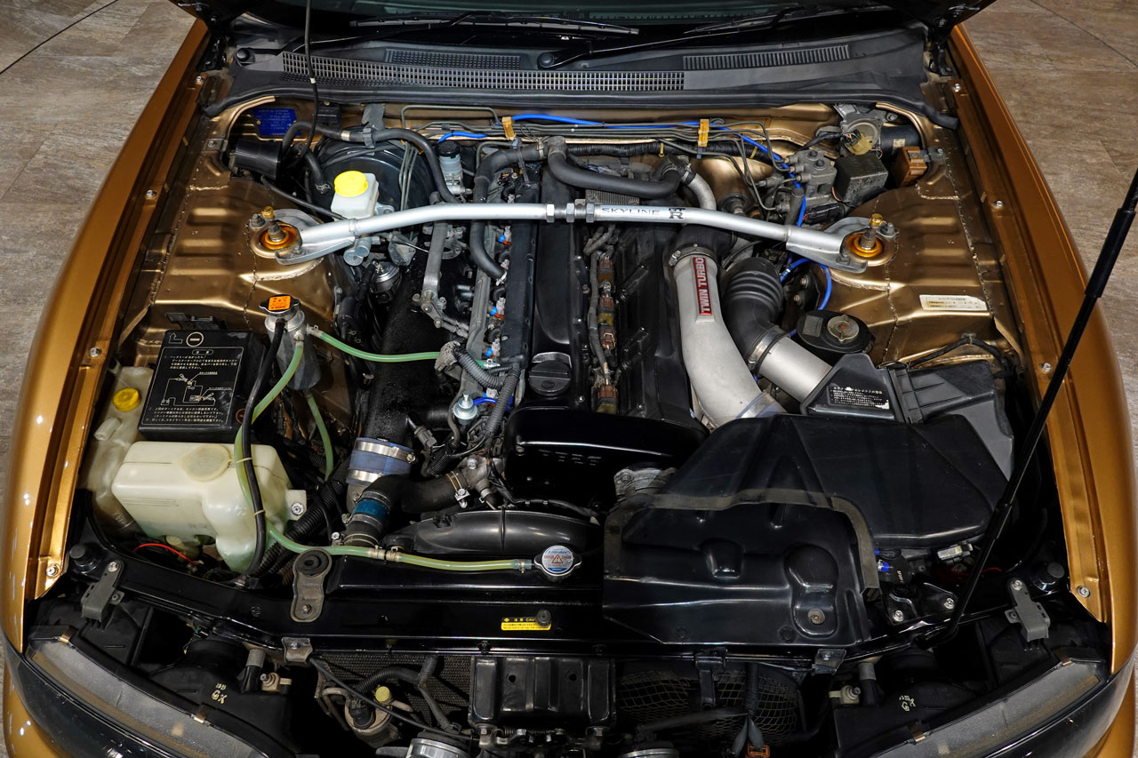 1995 Nissan SKYLINE GT-R BCNR33 R33 Skyline GT-R V Spec, Topsecret Style Aero, Rays TE37SL 18 Inch Forged Alloy Wheels