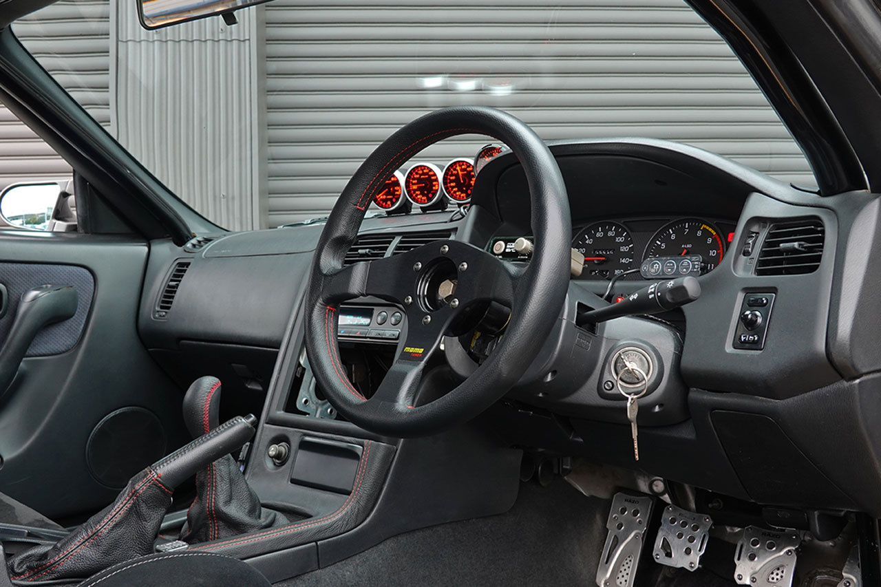 1995 Nissan SKYLINE GT-R BCNR33 R33 Skyline GT-R V Spec, Topsecret Style Aero, Rays TE37SL 18 Inch Forged Alloy Wheels