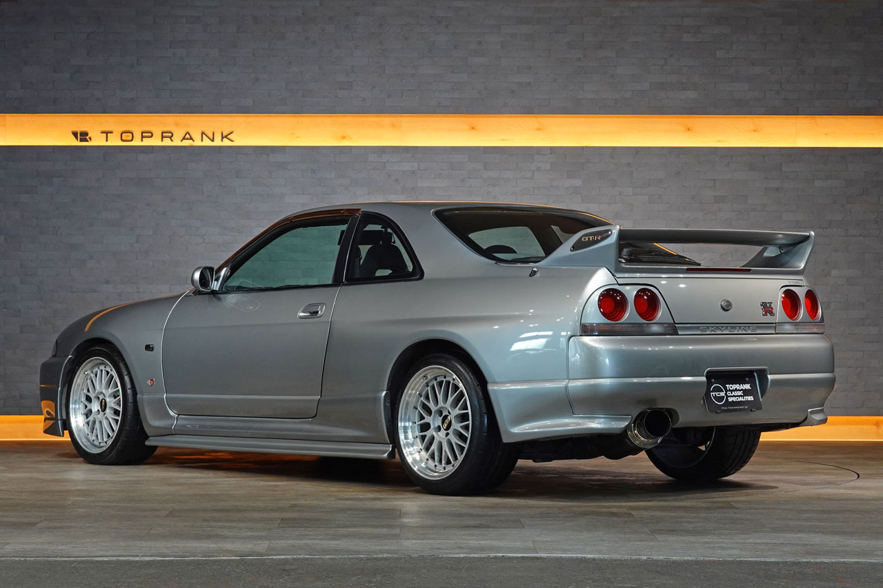 1996 Nissan SKYLINE GT-R BCNR33 R33 Skyline GT-R, BBS Wheels, HKS Air Cleaner, Aftermarket Brake Caliper