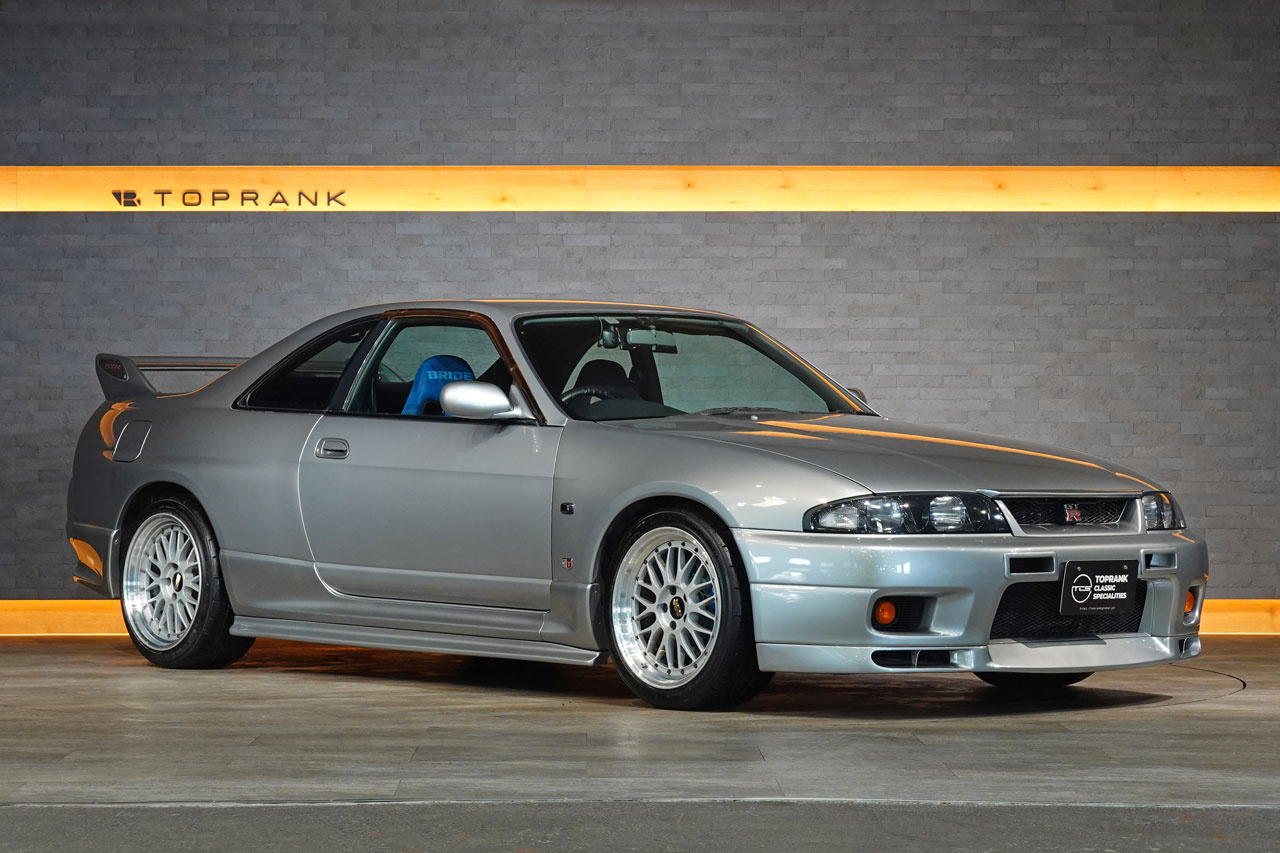 1996 Nissan SKYLINE GT-R BCNR33 R33 Skyline GT-R, BBS Wheels, HKS Air Cleaner, Aftermarket Brake Caliper