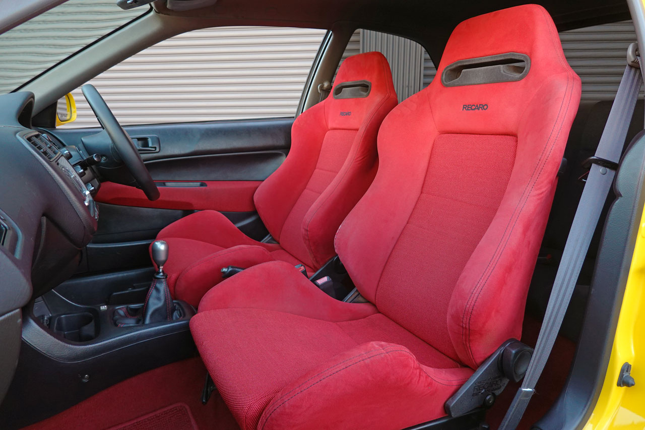 1999 Honda CIVIC TYPE R EK9 Civic Type-R, Factory Red Recaro Seats, ZEROFIGHTER Exhaust Manifold/Muffler