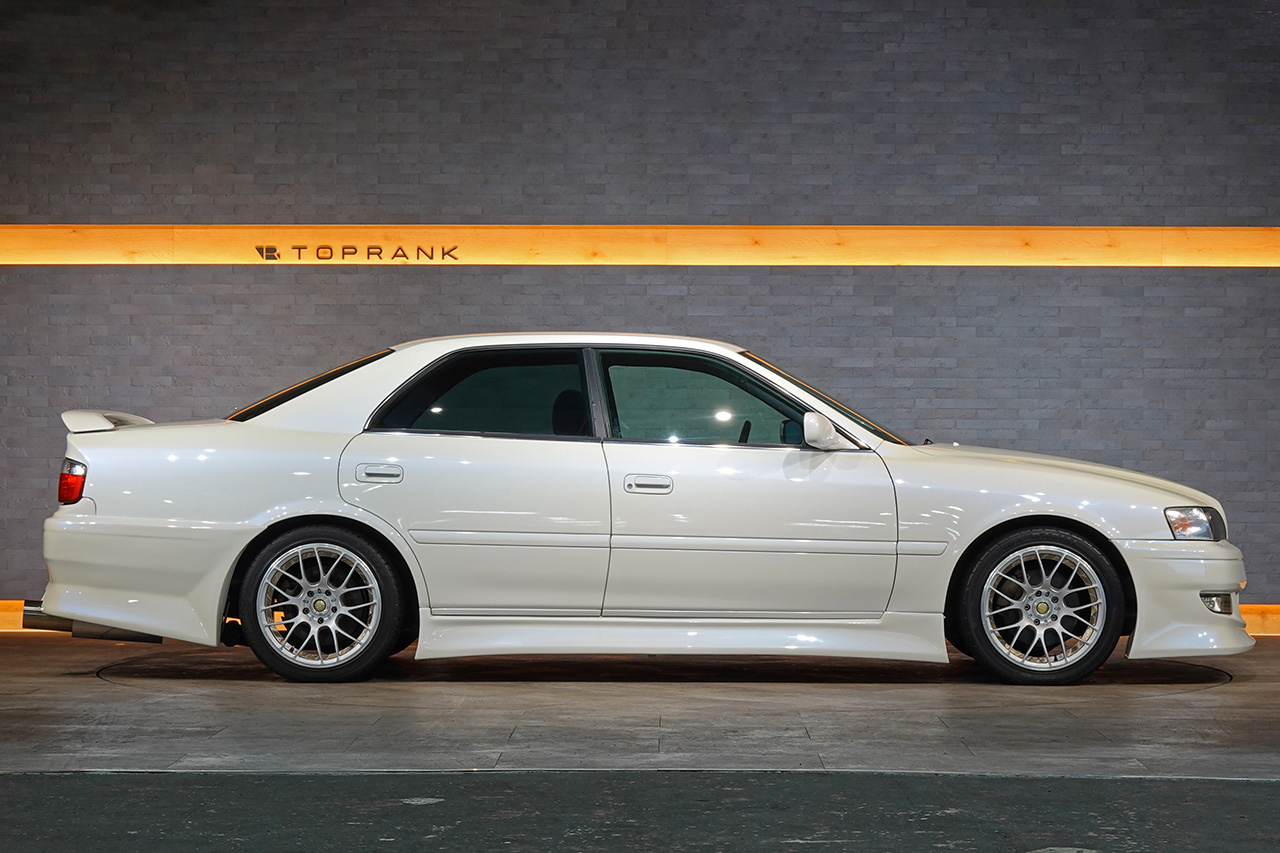 1998 Toyota CHASER JZX100 Chaser Tourer V, Aftermarket Aero, HKS Air Cleaner, BLITZ Intercooler
