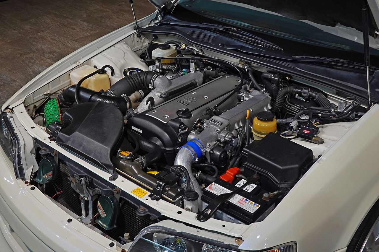 1998 Toyota CHASER JZX100 Chaser Tourer V, Aftermarket Aero, HKS Air Cleaner, BLITZ Intercooler