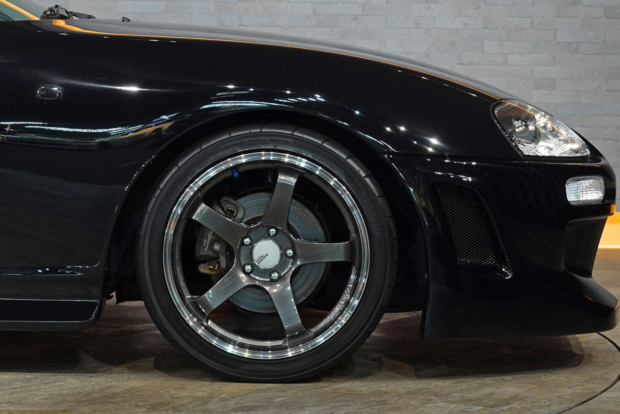 1995 Toyota SUPRA JZA80 Supra SZ-R, Advan GT 18 Inch Wheels, 326 Power Height Adjustable Coilovers, Aftermarket Bumper