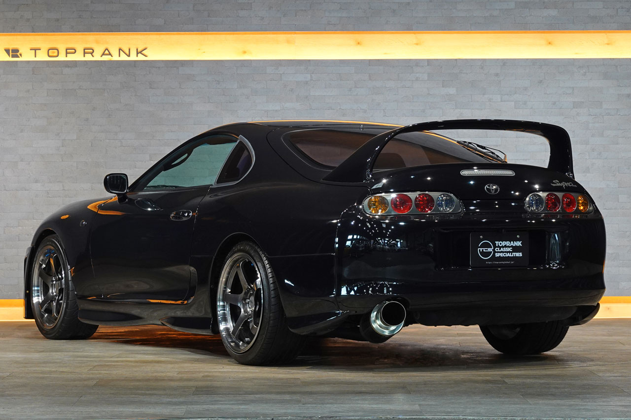 1995 Toyota SUPRA JZA80 Supra SZ-R, Advan GT 18 Inch Wheels, 326 Power Height Adjustable Coilovers, Aftermarket Bumper
