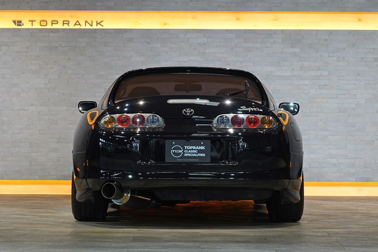 1995 Toyota SUPRA JZA80 Supra SZ-R, Advan GT 18 Inch Wheels, 326 Power Height Adjustable Coilovers, Aftermarket Bumper