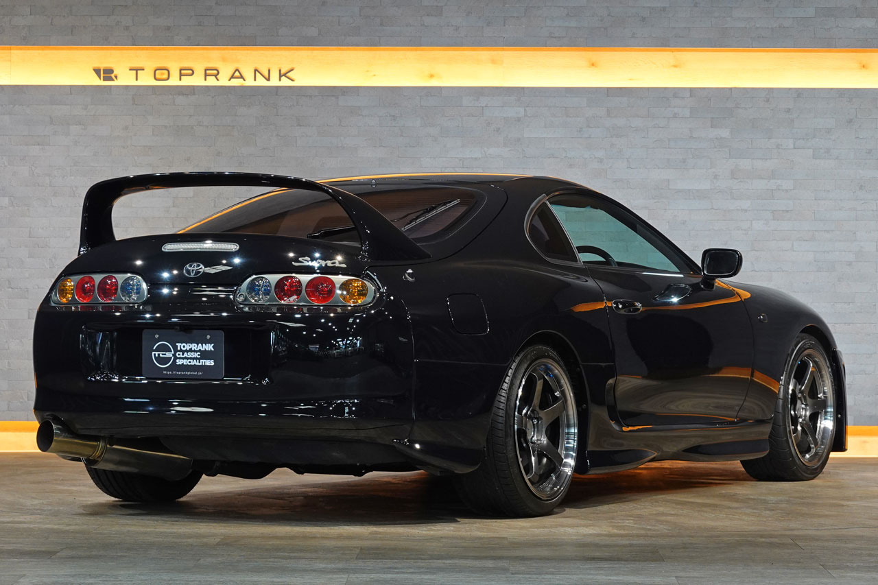 1995 Toyota SUPRA JZA80 Supra SZ-R, Advan GT 18 Inch Wheels, 326 Power Height Adjustable Coilovers, Aftermarket Bumper