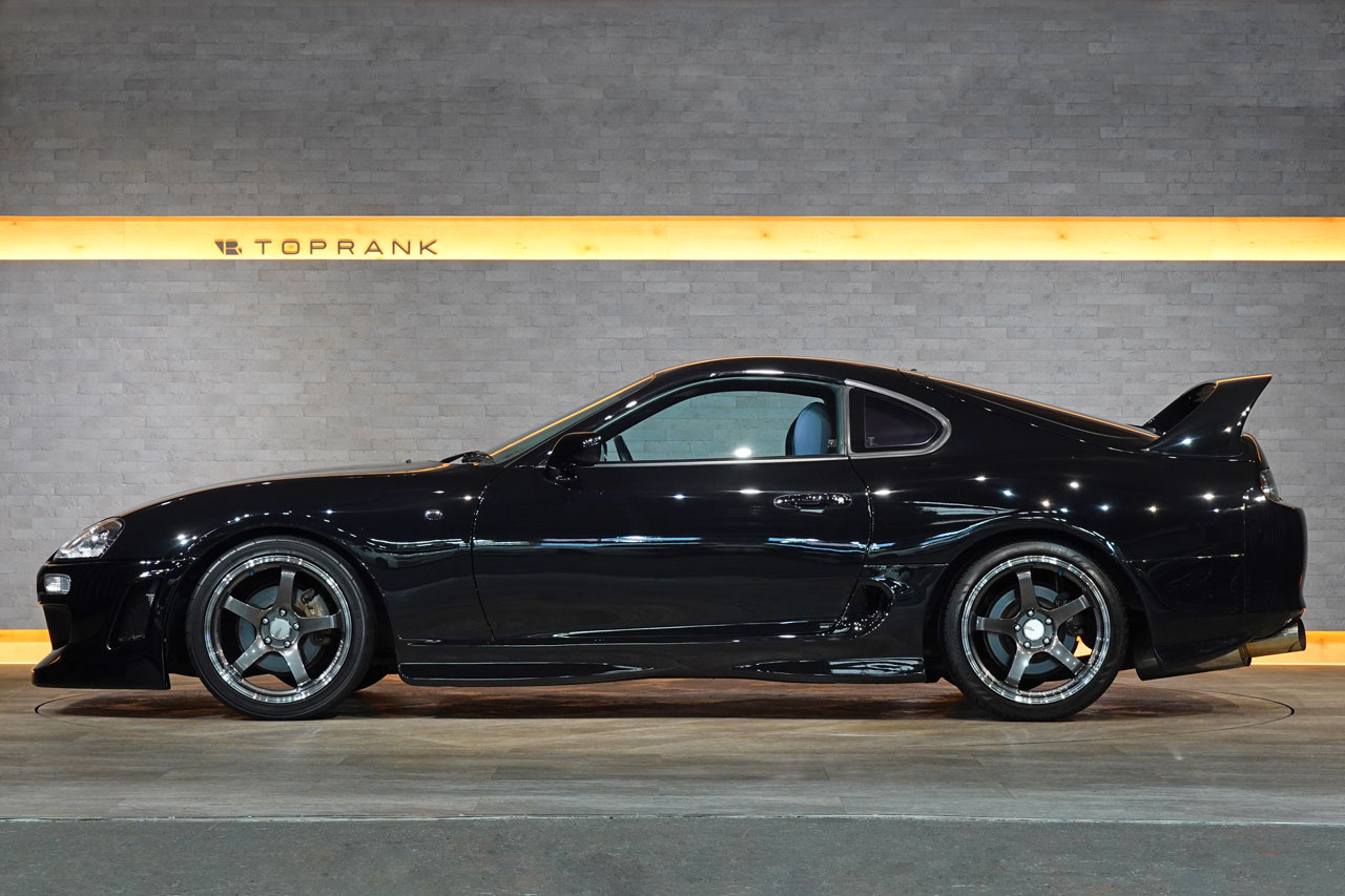 1995 Toyota SUPRA JZA80 Supra SZ-R, Advan GT 18 Inch Wheels, 326 Power Height Adjustable Coilovers, Aftermarket Bumper