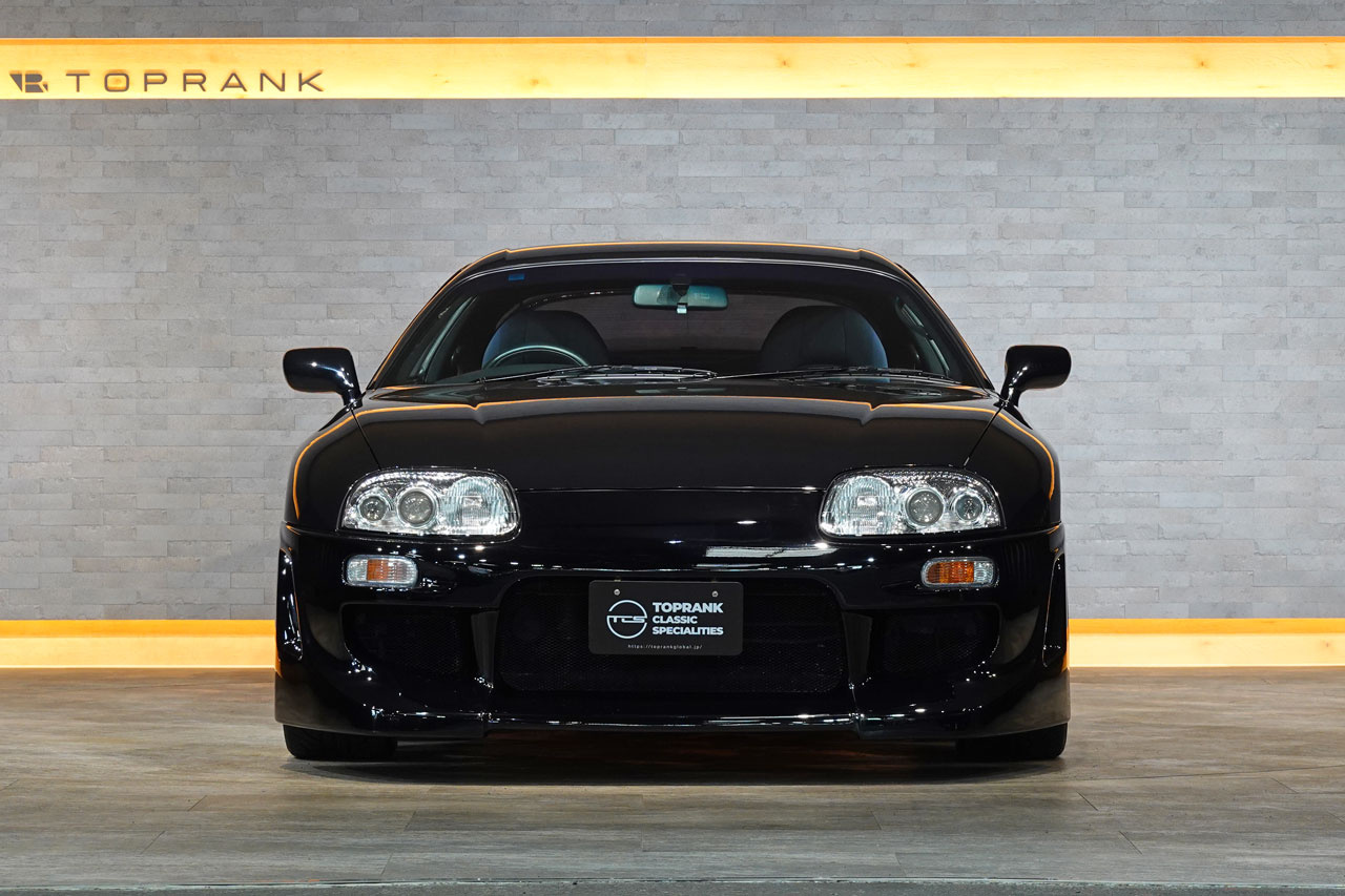 1995 Toyota SUPRA JZA80 Supra SZ-R, Advan GT 18 Inch Wheels, 326 Power Height Adjustable Coilovers, Aftermarket Bumper