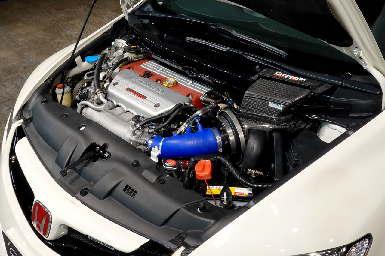 2010 Honda CIVIC TYPE R FD2 Civic Type-R, MUGEN One-Make Race ECM& Front Under Spoiler & Front Sports Grille, INGS GT WING