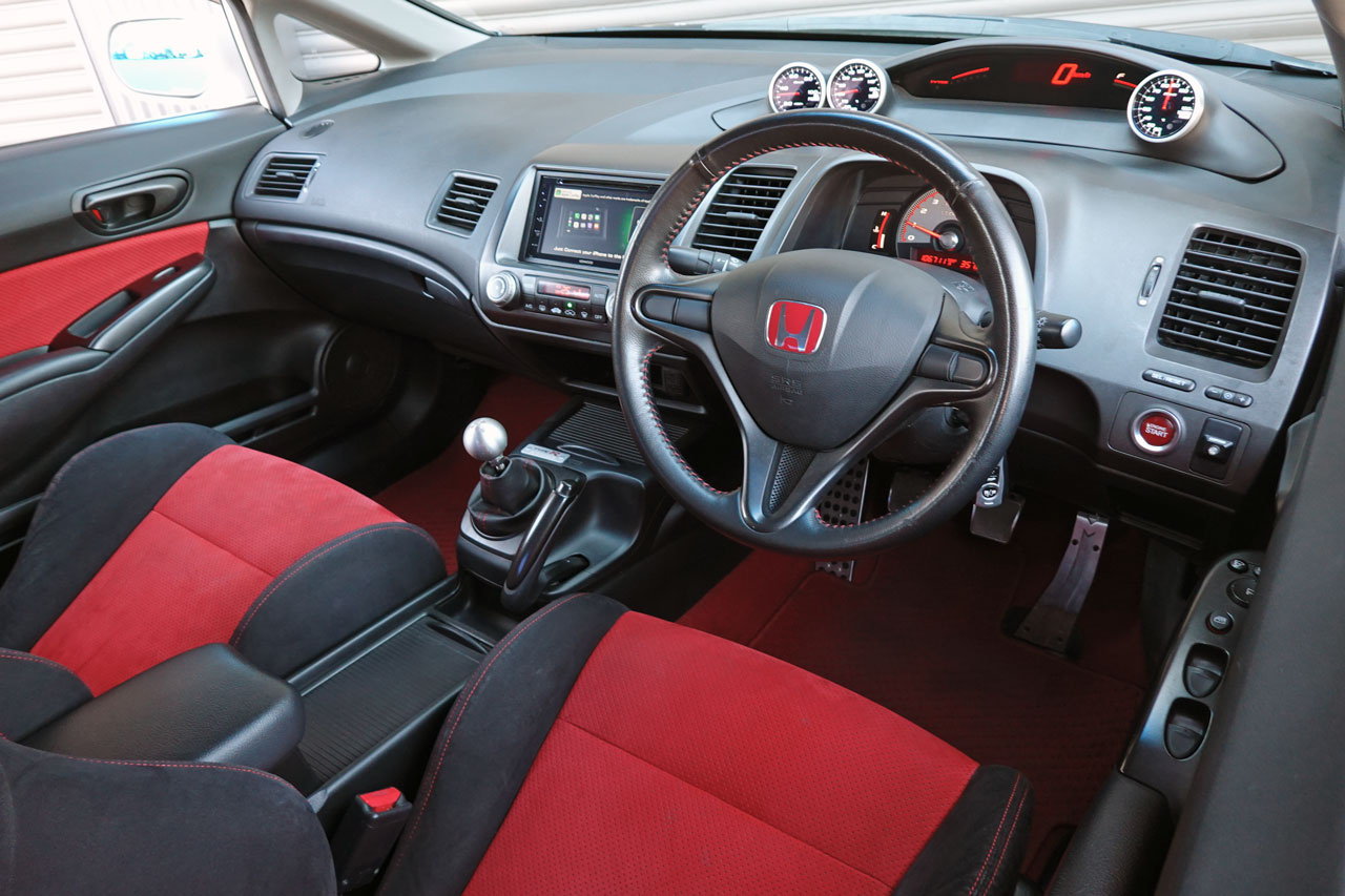 2010 Honda CIVIC TYPE R FD2 Civic Type-R, MUGEN One-Make Race ECM& Front Under Spoiler & Front Sports Grille, INGS GT WING