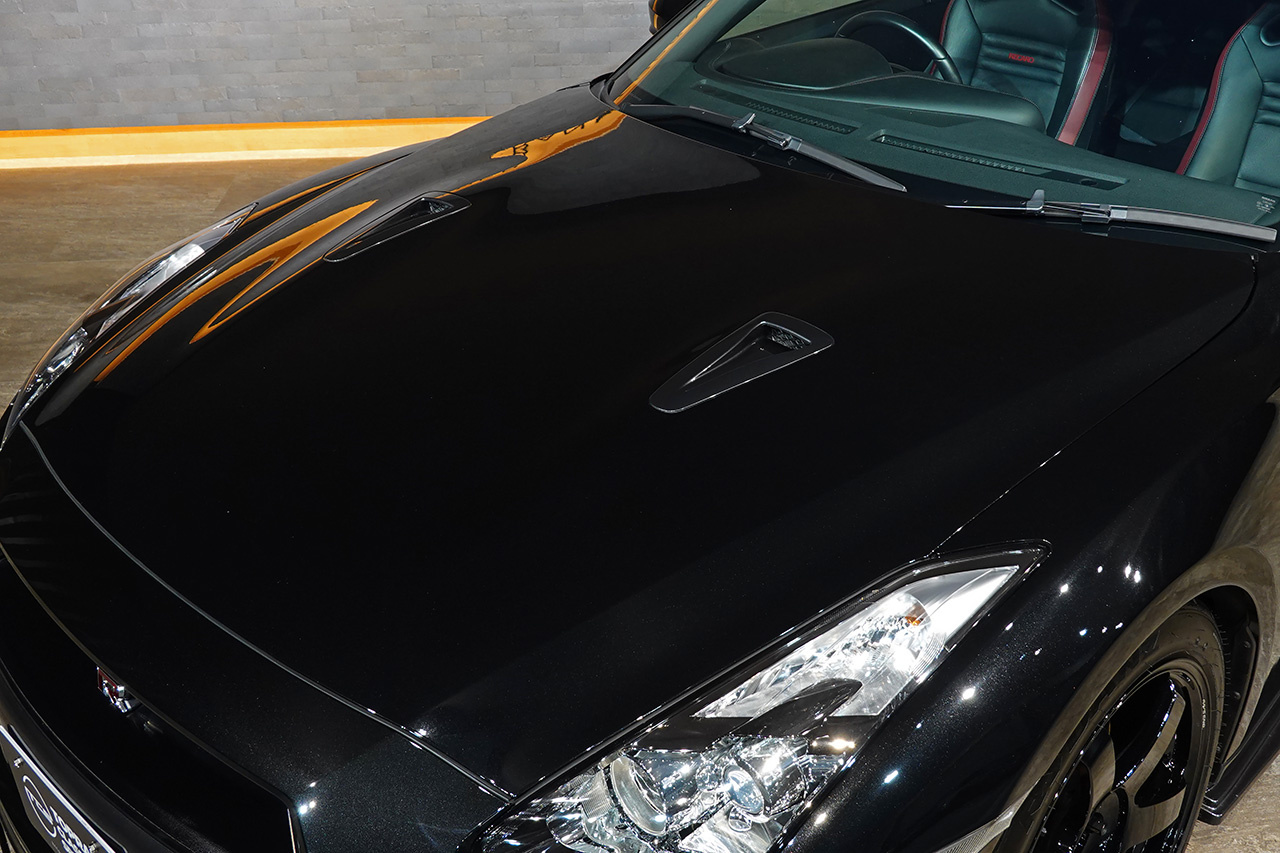 2012 Nissan GT-R R35 GT-R BLACK EDITION, Nismo Aero Parts, Add-on Rear Spoiler, RAYS TE37 Saga S-Plus 20 Inch Wheels