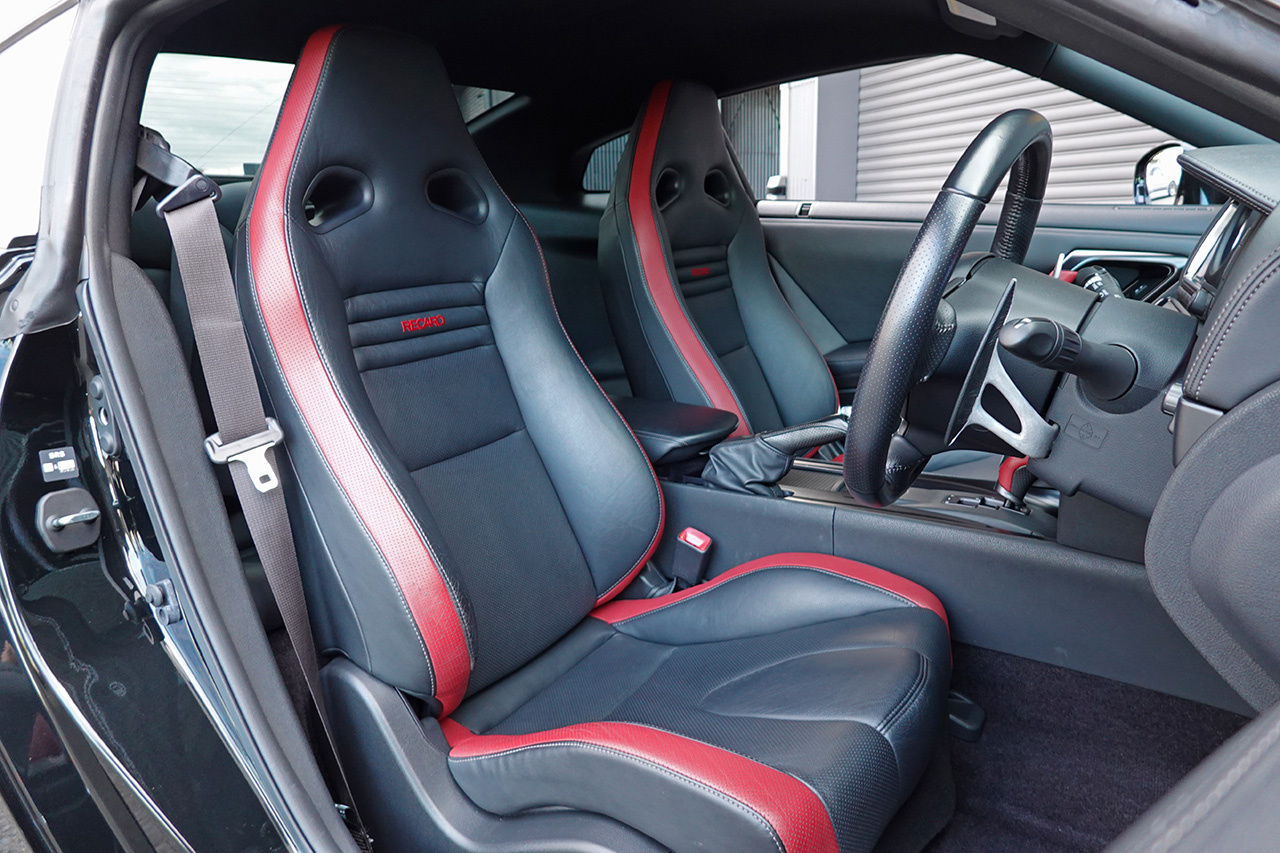 2012 Nissan GT-R R35 GT-R BLACK EDITION, Nismo Aero Parts, Add-on Rear Spoiler, RAYS TE37 Saga S-Plus 20 Inch Wheels