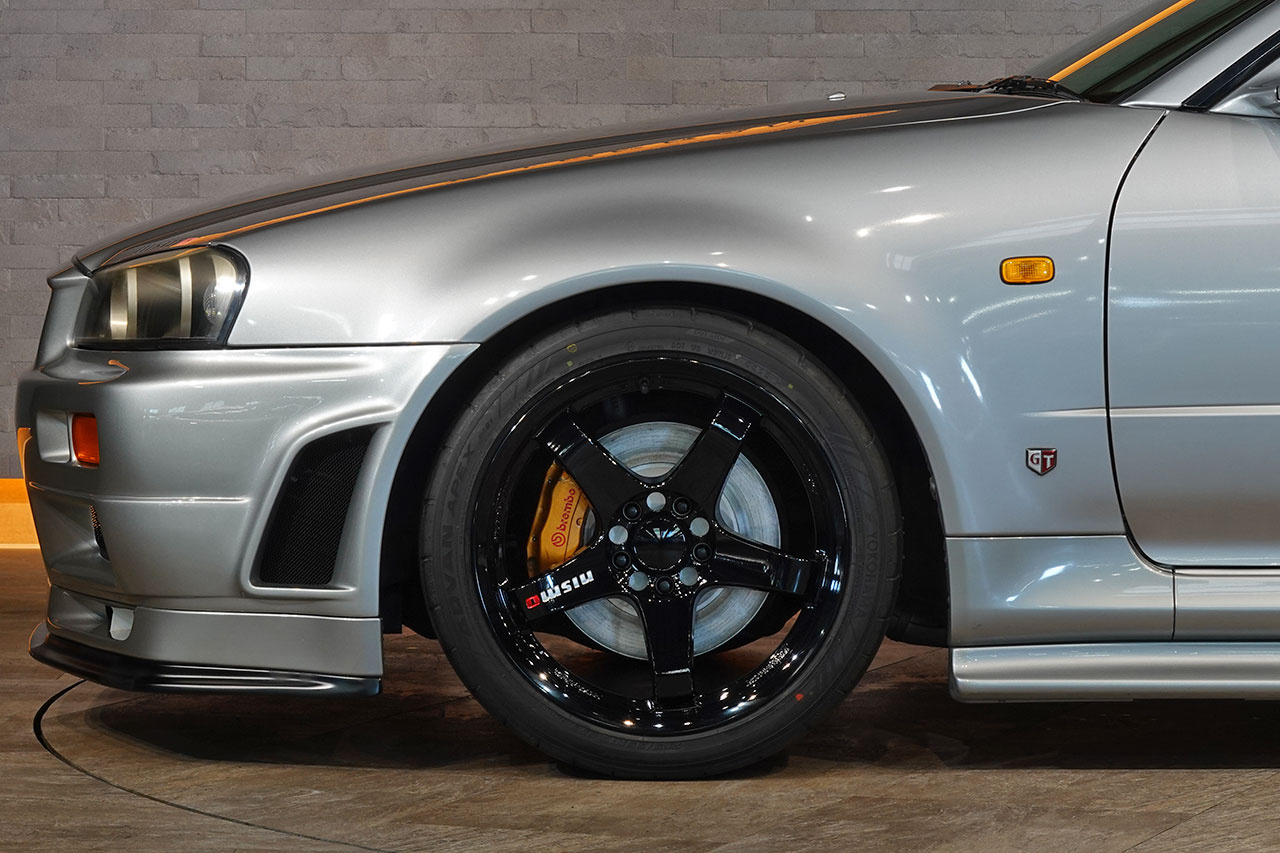 1999 Nissan SKYLINE GT-R BNR34 R34 Skyline GT-R, NISMO S-Tune Front Bumper, Side Skirts, Rear Spats, NISMO LMGT4 Wheels