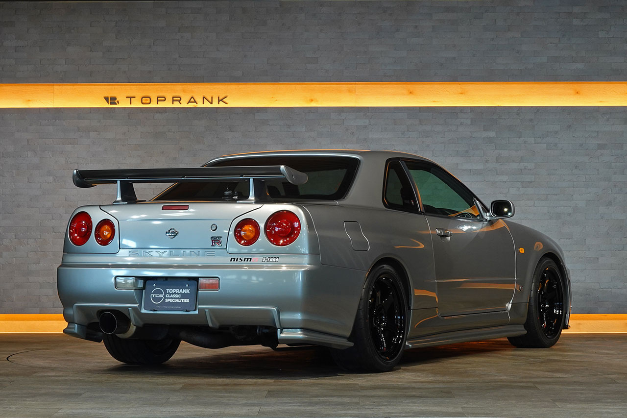 1999 Nissan SKYLINE GT-R BNR34 R34 Skyline GT-R, NISMO S-Tune Front Bumper, Side Skirts, Rear Spats, NISMO LMGT4 Wheels
