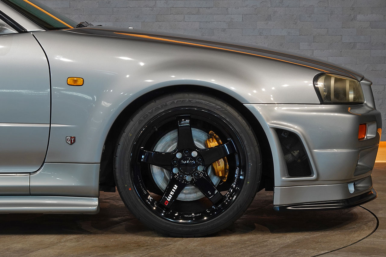 1999 Nissan SKYLINE GT-R BNR34 R34 Skyline GT-R, NISMO S-Tune Front Bumper, Side Skirts, Rear Spats, NISMO LMGT4 Wheels