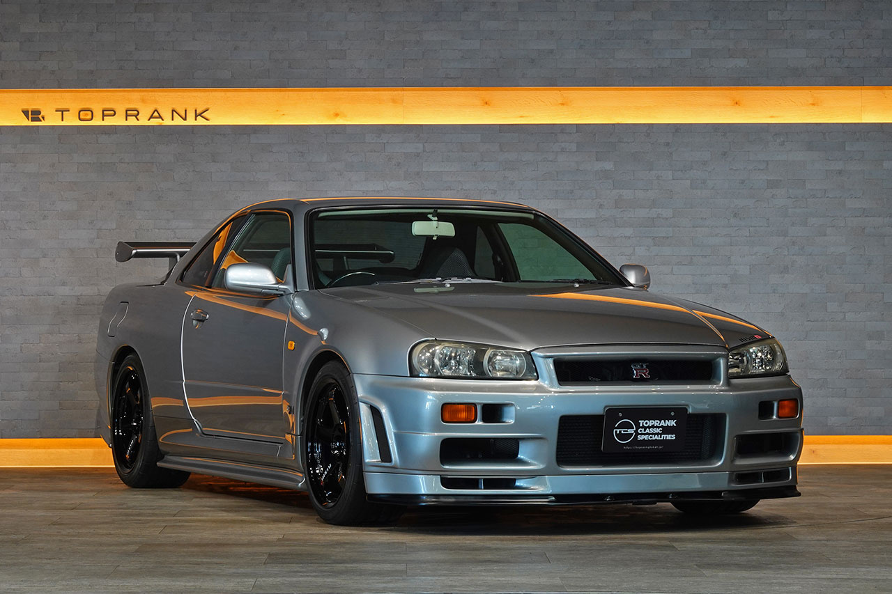 1999 Nissan SKYLINE GT-R BNR34 R34 Skyline GT-R, NISMO S-Tune Front Bumper, Side Skirts, Rear Spats, NISMO LMGT4 Wheels