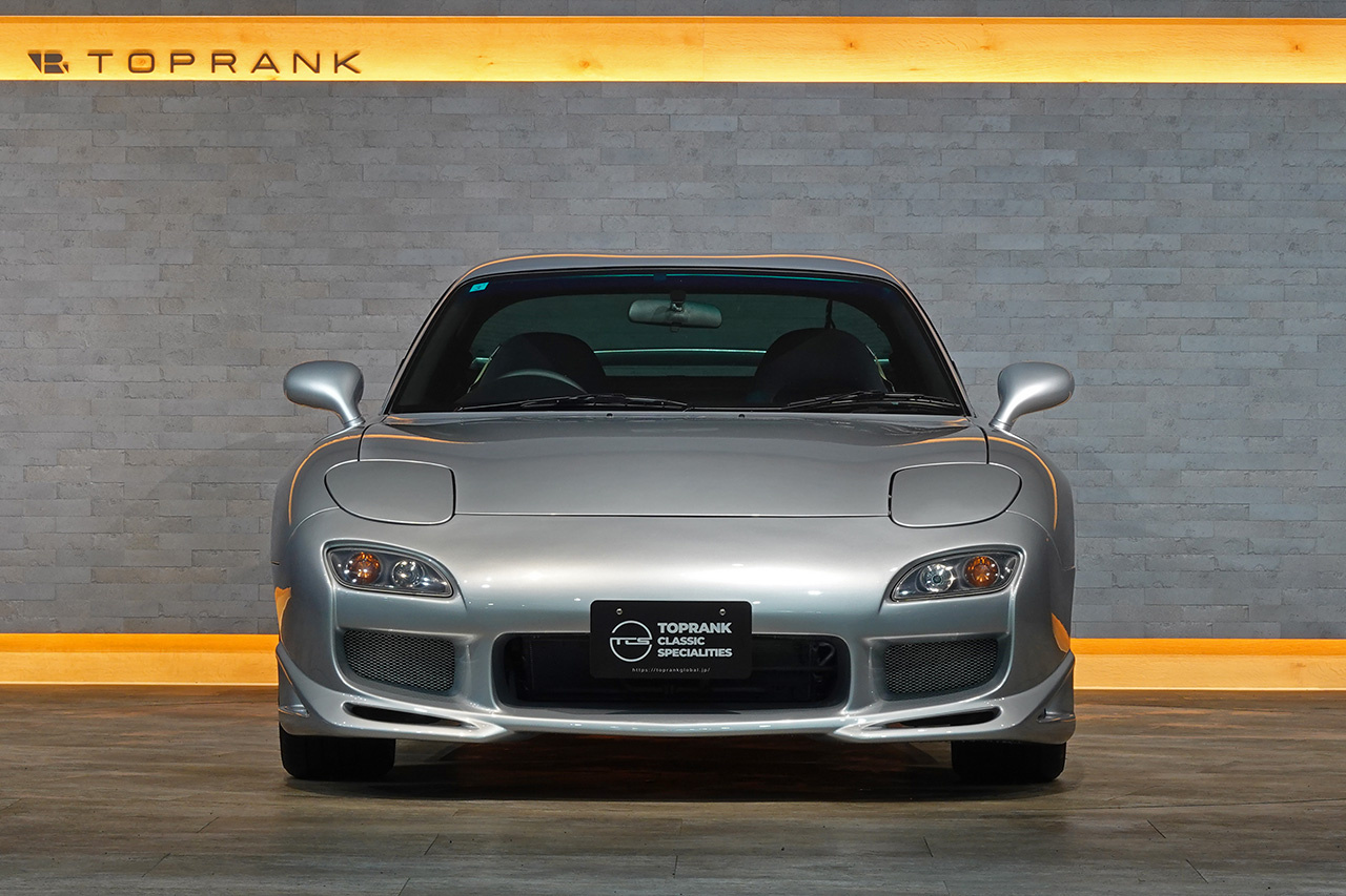 1999 Mazda RX-7 FD3S RX₋7 TYPE RS,  REAmemiya Dolphin Tail Muffler, Worksbell Quick Relase, MOMO Steering Wheel