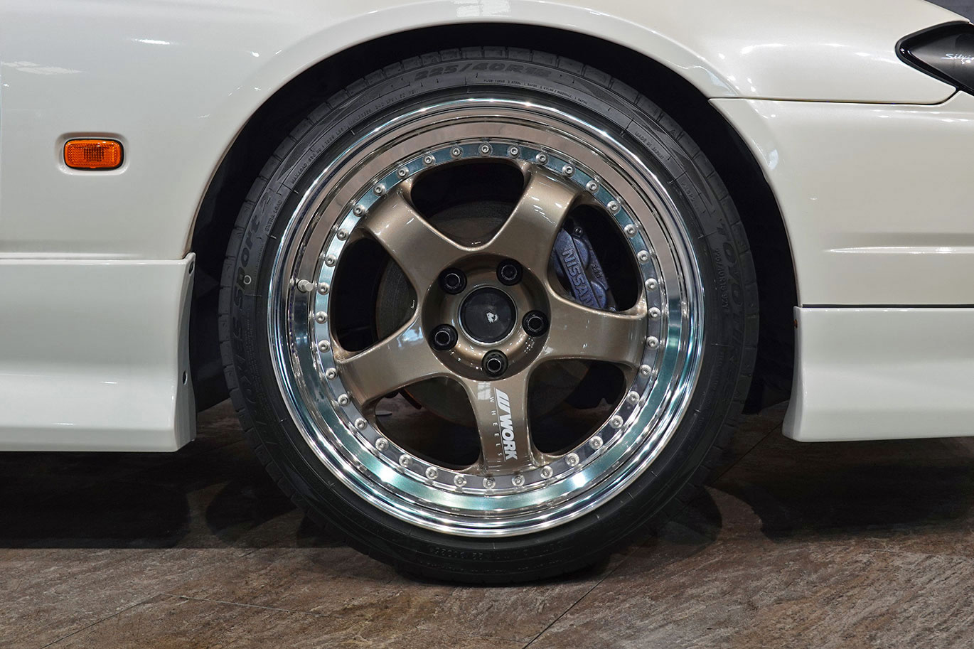 2002 Nissan SILVIA S15 Silvia Spec-R, Work Meister S1 3Piece 18 Inch Wheels, Cusco Height Adjustable Coilovers