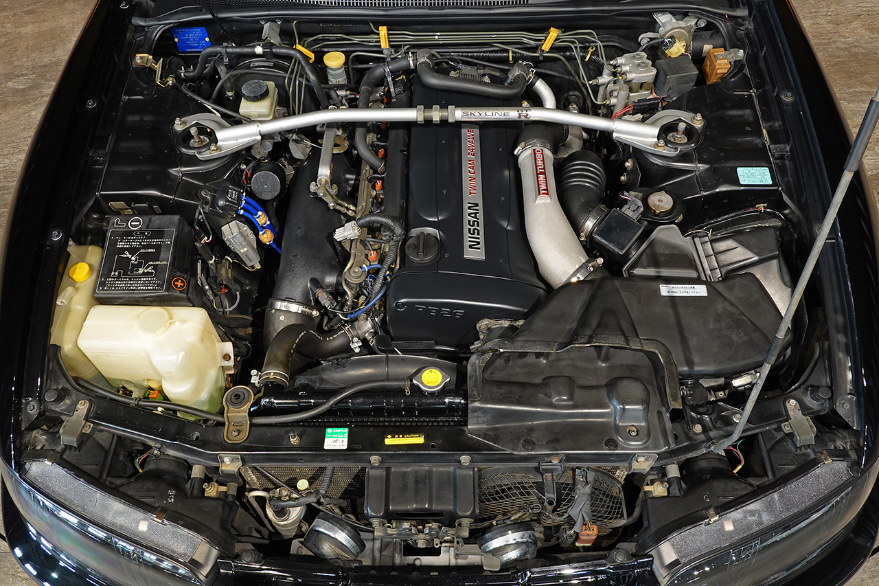 1995 Nissan SKYLINE GT-R BCNR33 R33 Skyline GT-R, HKS Muffler, NISMO LMGT4 Wheels