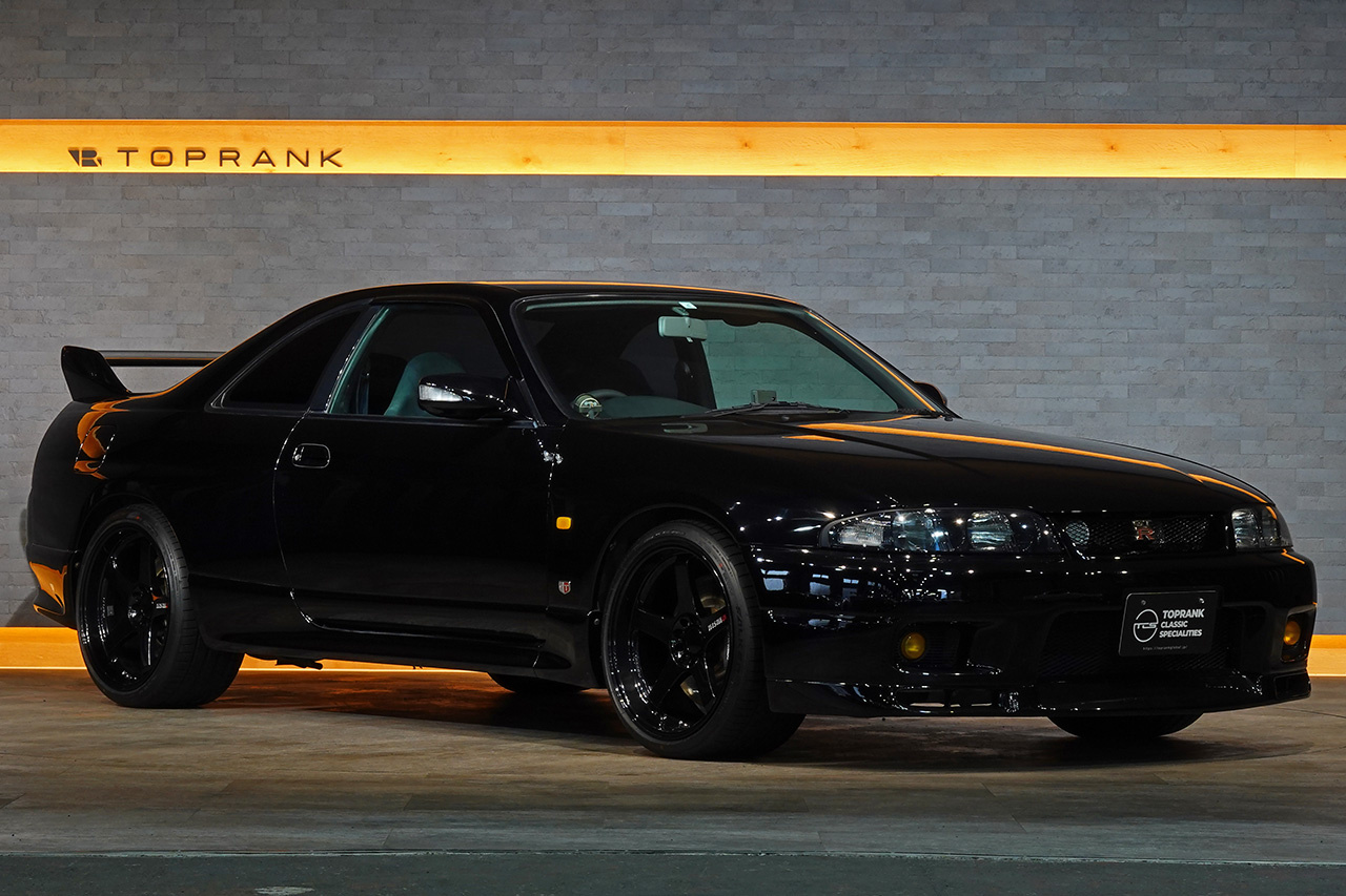 1995 Nissan SKYLINE GT-R BCNR33 R33 Skyline GT-R, HKS Muffler, NISMO LMGT4 Wheels