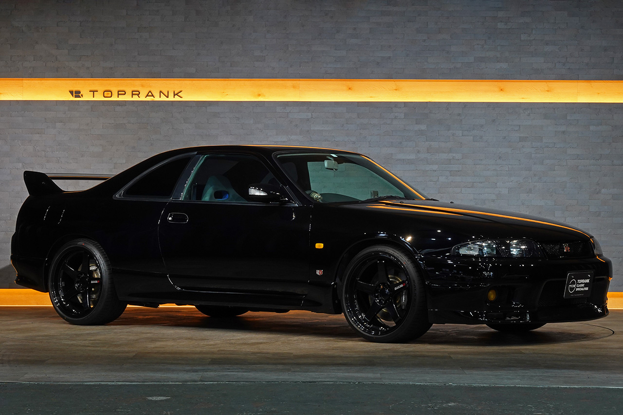 1995 Nissan SKYLINE GT-R BCNR33 R33 Skyline GT-R, HKS Muffler, NISMO LMGT4 Wheels