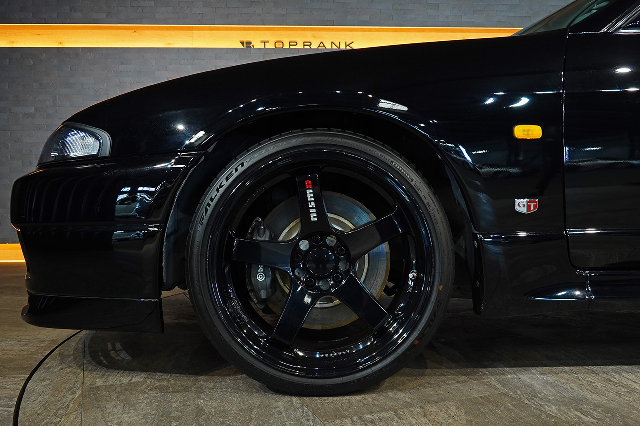 1995 Nissan SKYLINE GT-R BCNR33 R33 Skyline GT-R, HKS Muffler, NISMO LMGT4 Wheels