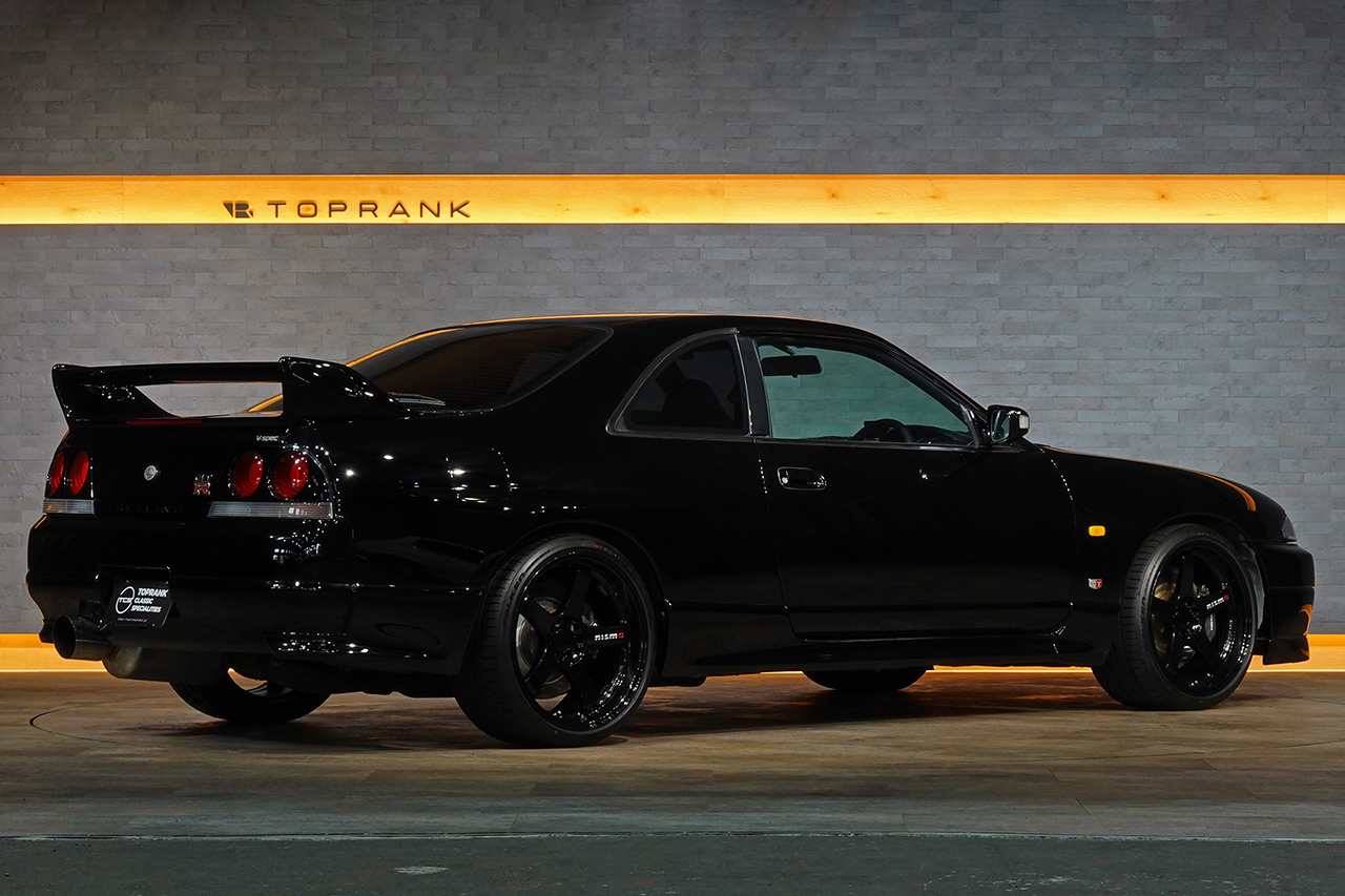 1995 Nissan SKYLINE GT-R BCNR33 R33 Skyline GT-R, HKS Muffler, NISMO LMGT4 Wheels