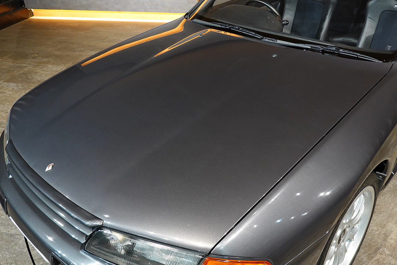 1990 Nissan SKYLINE GT-R BNR32 R32 Skyline GT-R, NISMO Seat Covers, N1 Style Headlights, NISMO Old Logo Tower Bar