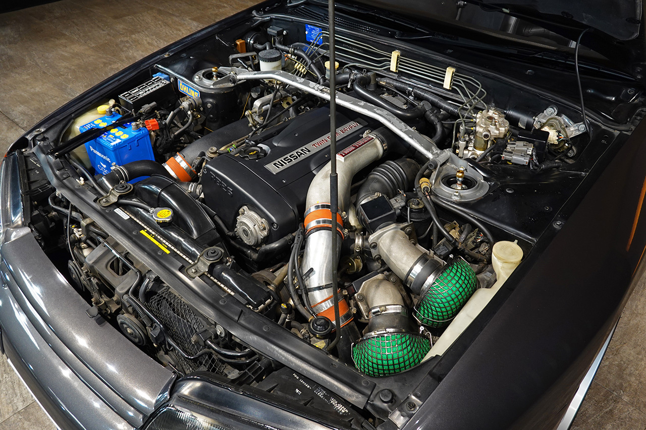1990 Nissan SKYLINE GT-R BNR32 R32 Skyline GT-R, NISMO Seat Covers, N1 Style Headlights, NISMO Old Logo Tower Bar