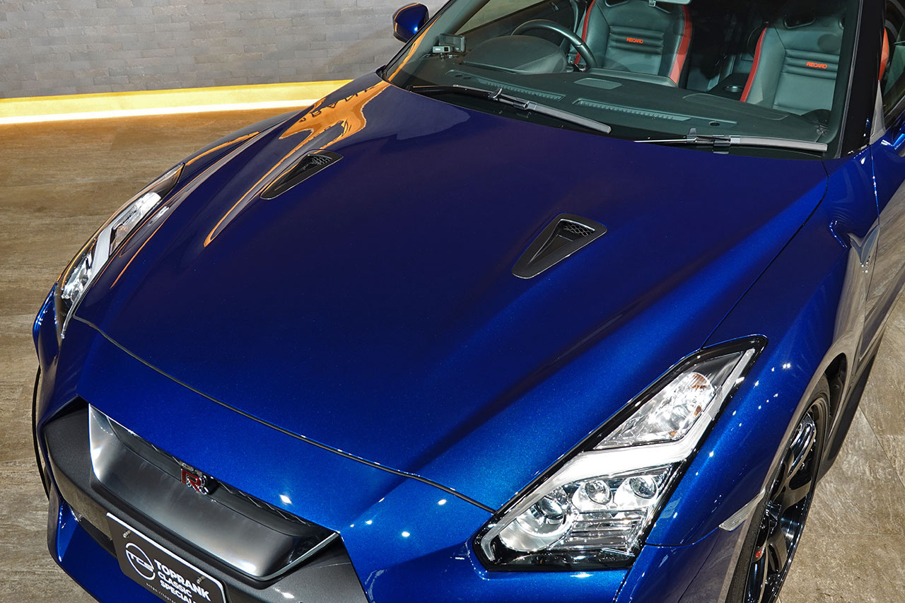 2018 Nissan GT-R R35 GT-R Track edition engineered by NISMO, MY18, Aurora Flare Blue Pearl, NISMO Sports Resetting