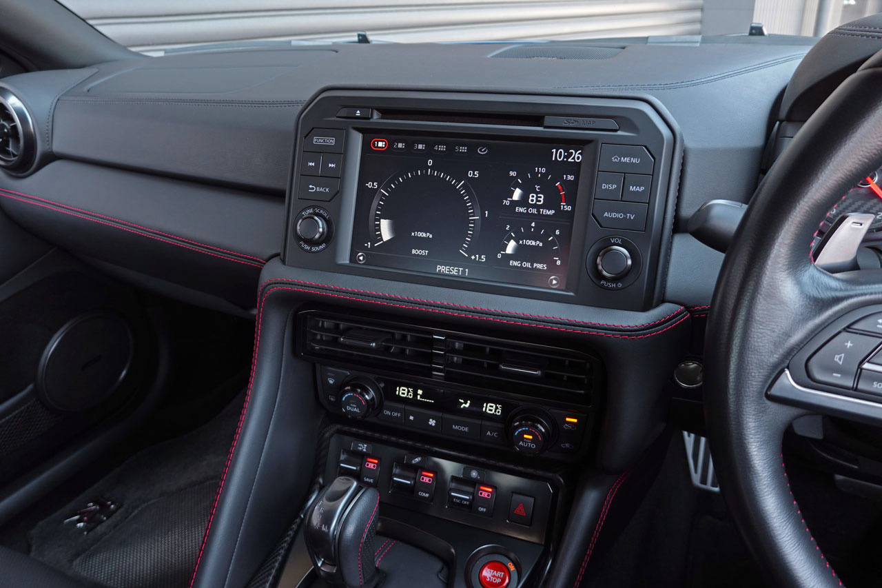 2018 Nissan GT-R R35 GT-R Track edition engineered by NISMO, MY18, Aurora Flare Blue Pearl, NISMO Sports Resetting