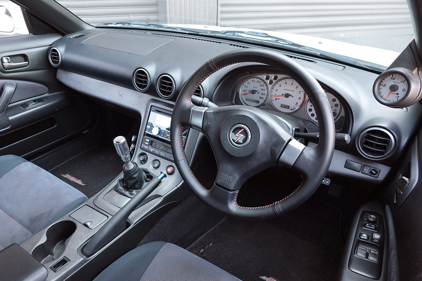 2002 Nissan SILVIA S15  Silvia Spec R・SR20DET Engine, Factory 6 Speed Manual, Aftermarket Spin-Turn Knob