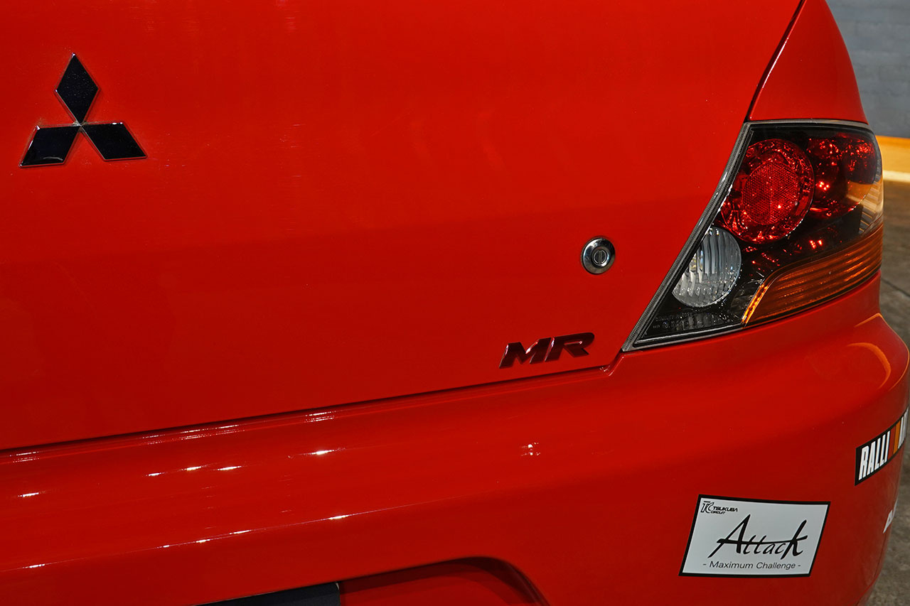 2006 Mitsubishi LANCER EVOLUTION CT9A Lancer GSR Evolution 9 MR, RED SOLID -P23E- RAYS TE37 SAGA Time Attack Edition , VOLTEX GT Wing