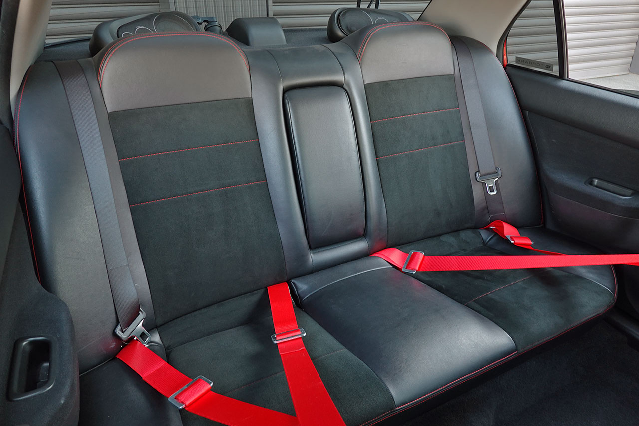 2006 Mitsubishi LANCER EVOLUTION CT9A Lancer GSR Evolution 9 MR, RED SOLID -P23E- RAYS TE37 SAGA Time Attack Edition , VOLTEX GT Wing