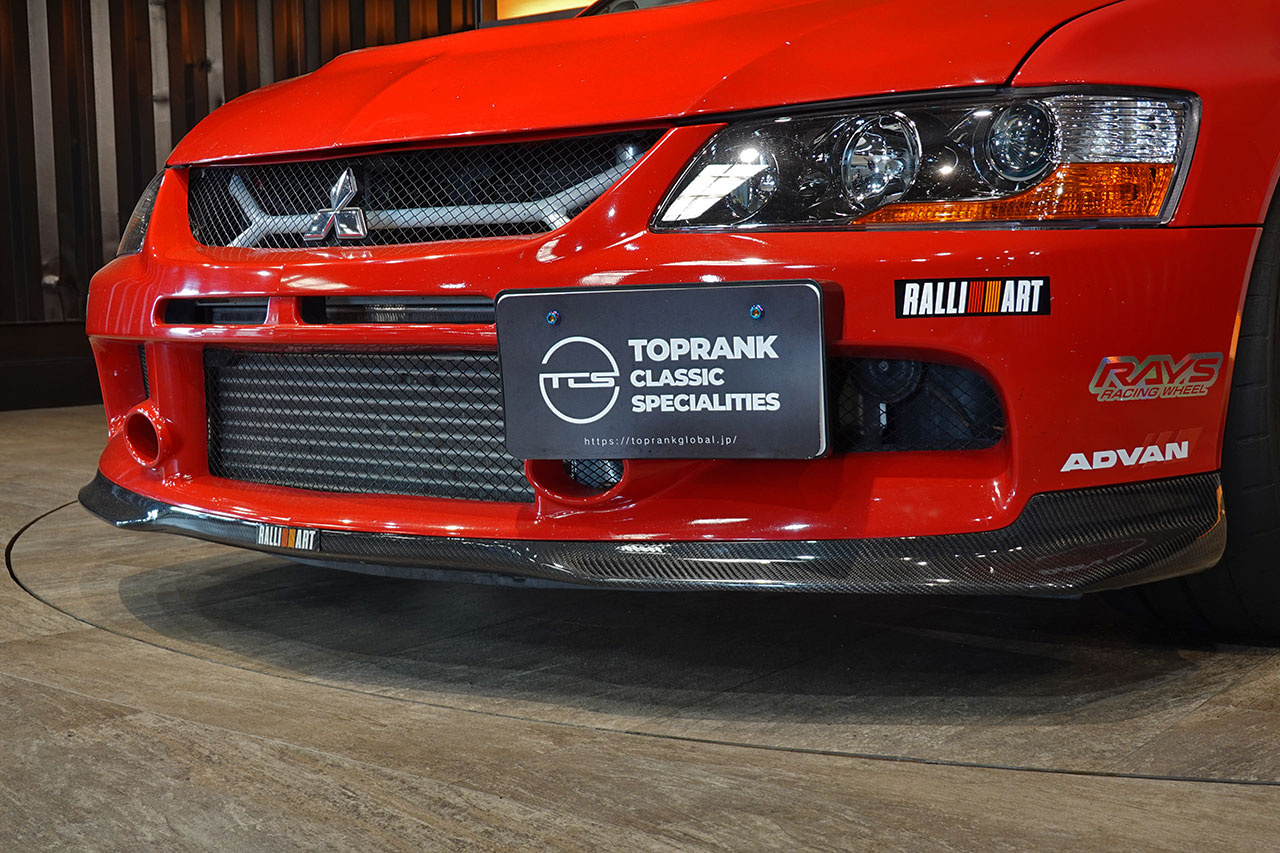 2006 Mitsubishi LANCER EVOLUTION CT9A Lancer GSR Evolution 9 MR, RED SOLID -P23E- RAYS TE37 SAGA Time Attack Edition , VOLTEX GT Wing