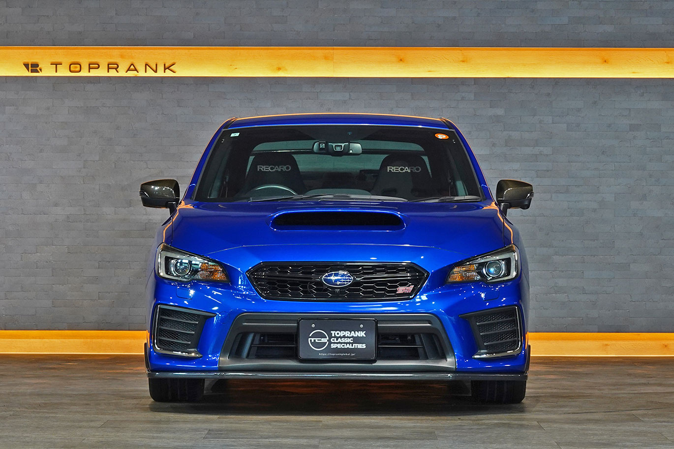 2019 Subaru WRX STI VAB WRX STi TC380, Serial Number 50/50, WR Blue Pearl, STI Dry Carbon Rear Spoiler