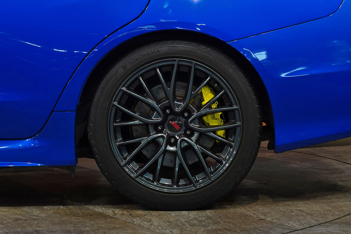 2019 Subaru WRX STI VAB WRX STi TC380, Serial Number 50/50, WR Blue Pearl, STI Dry Carbon Rear Spoiler