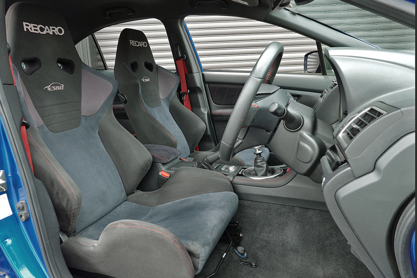 2019 Subaru WRX STI VAB WRX STi TC380, Serial Number 50/50, WR Blue Pearl, STI Dry Carbon Rear Spoiler