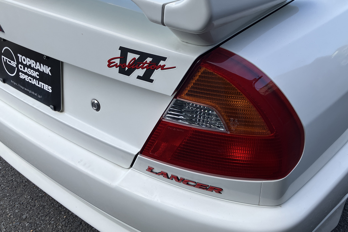1999 Mitsubishi LANCER EVOLUTION CP9A Lancer GSR Evolution VI, Scotia White -W83-, Defi Gauges, Factory Reacaro Seats,
