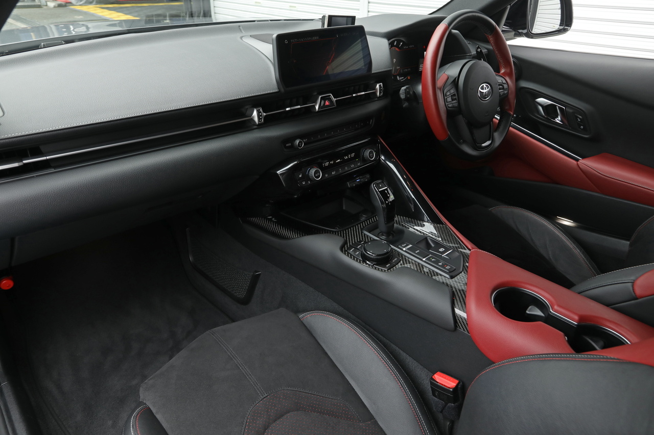 2020 Toyota SUPRA RZ Limited-edition color (Matte Storm Grey), HKS Carbon Racing Suction